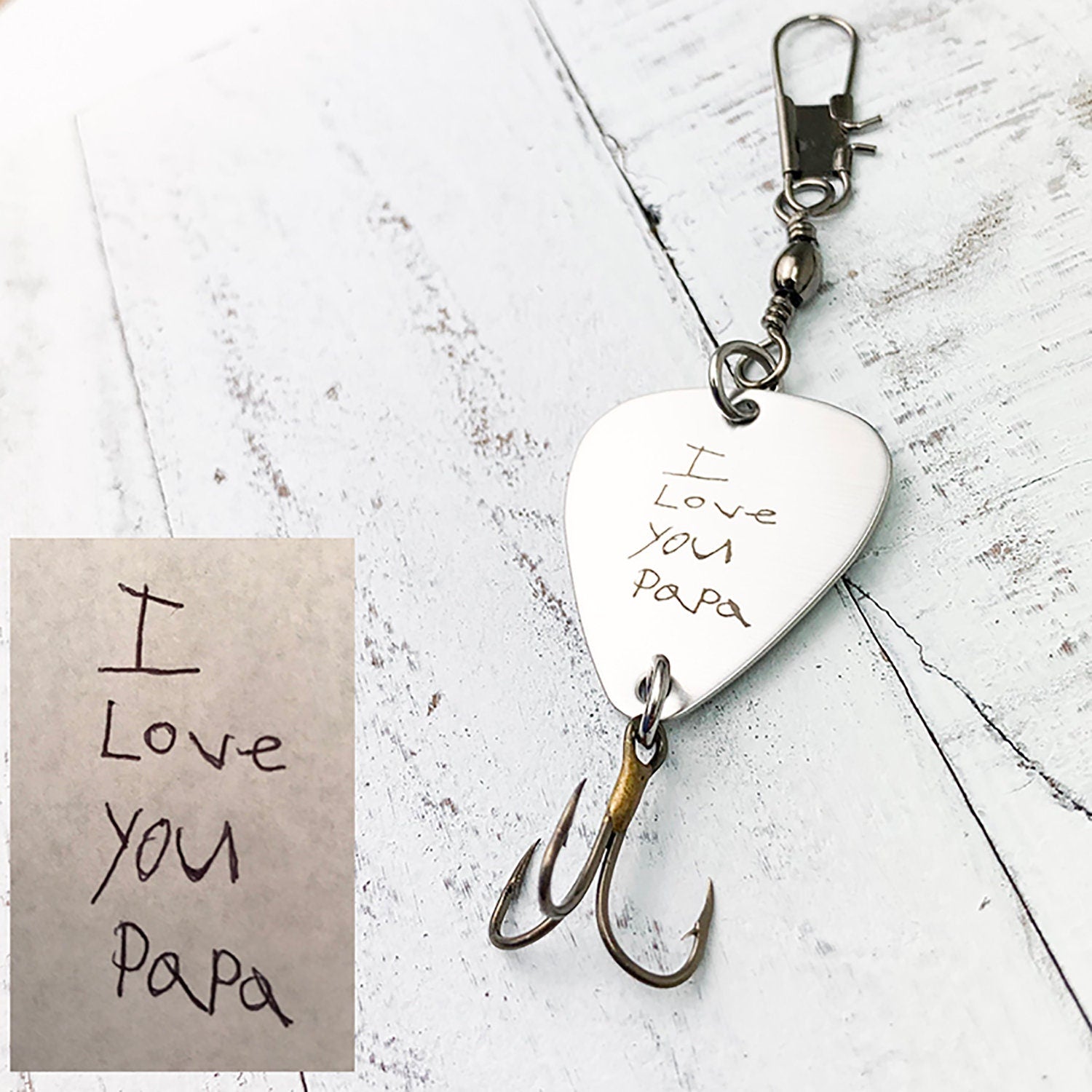 Fathers Day Gift, Fishing Lure Handwriting, Fisherman Gift, Fishing Gift For Men, Mens Gift, Personalized Fishing Lure, Fishing Gift