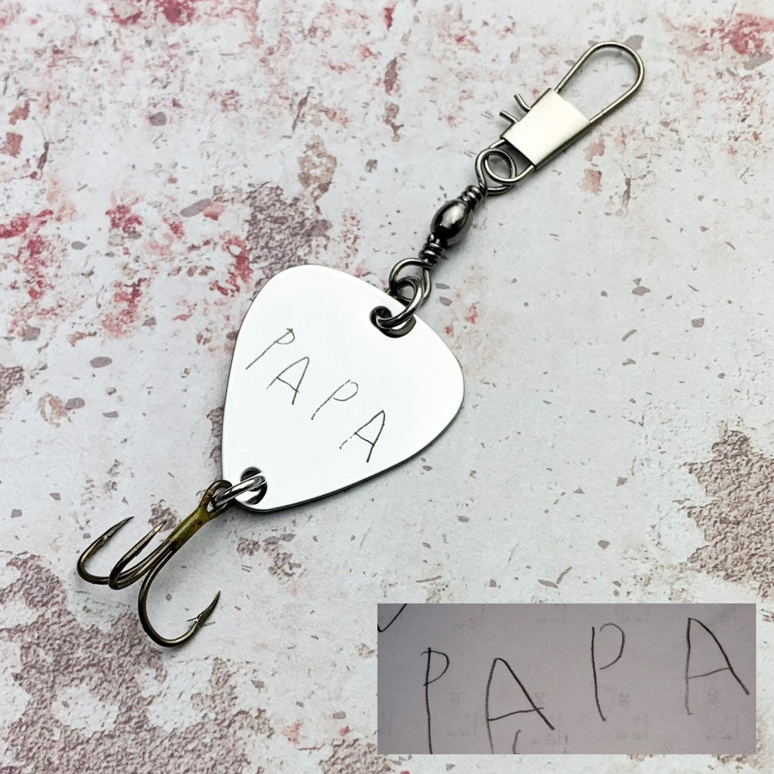 Fathers Day Gift, Fishing Lure Handwriting, Fisherman Gift, Fishing Gift For Men, Mens Gift, Personalized Fishing Lure, Fishing Gift