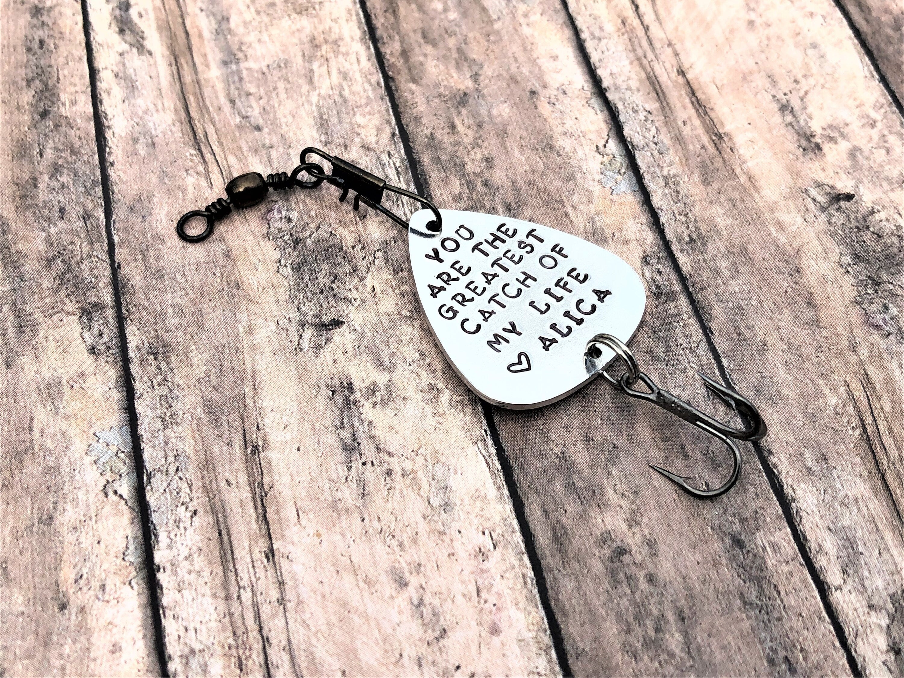 Personalized Fishing Lure, Fishing Gift, Anniversary Gift, Gift for Him, Personalized Gift, Fishing Lure Gift, Custom Lure, Bass Fishing