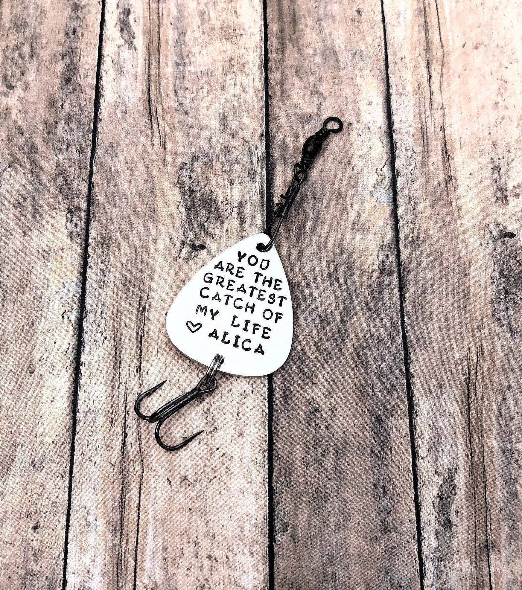 Personalized Fishing Lure, Fishing Gift, Anniversary Gift, Gift for Him, Personalized Gift, Fishing Lure Gift, Custom Lure, Bass Fishing