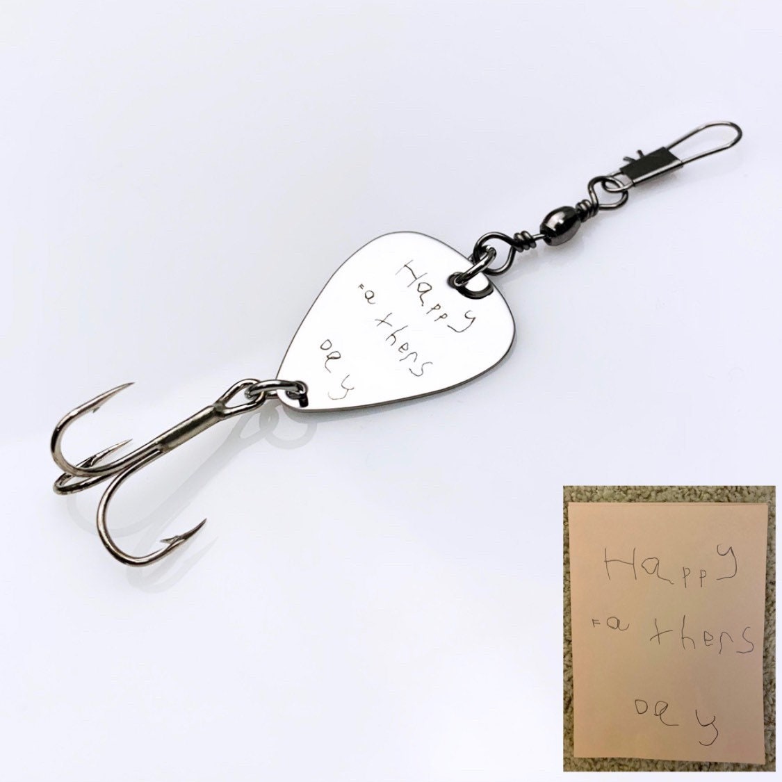 Fathers Day Gift, Fishing Lure Handwriting, Fisherman Gift, Fishing Gift For Men, Mens Gift, Personalized Fishing Lure, Fishing Gift