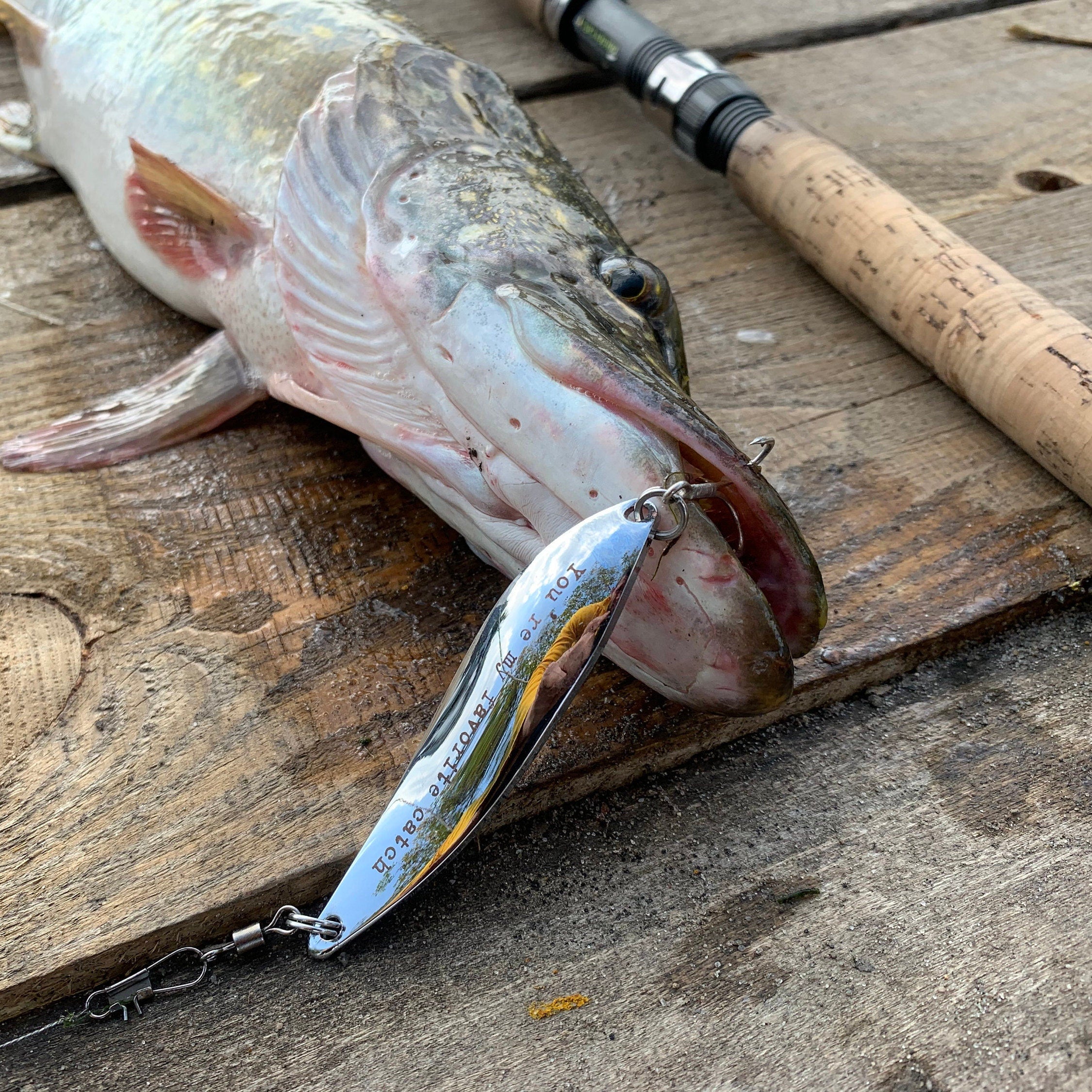 Fishing Gift For Dad custom lures gift for him Anniversary gift for husband Groomsman Wedding birthday