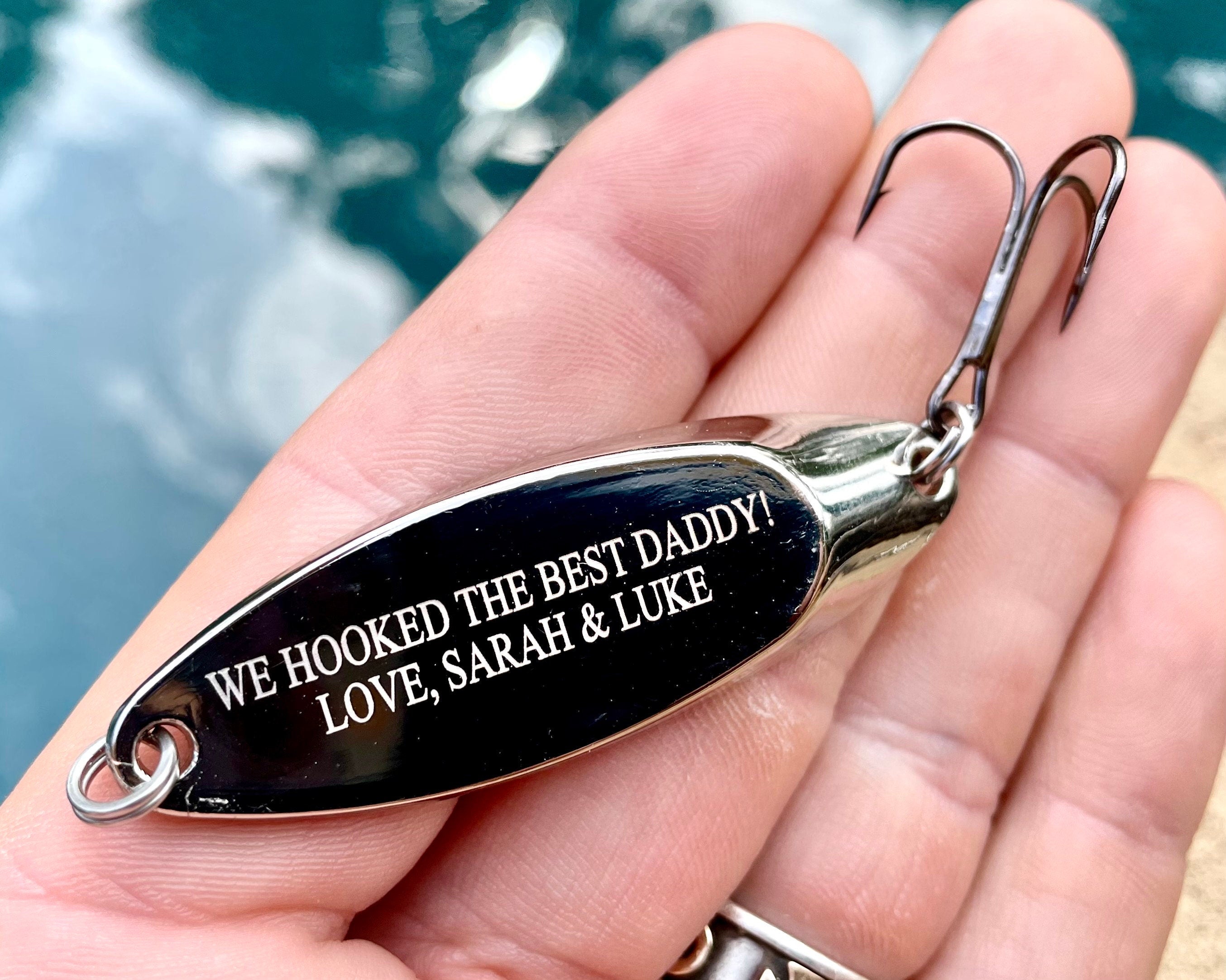 Personalized Engraved Fishing Lure, Fishing Gifts for Him, Personalized Gift, Gift for Boyfriend, Fathers Day Gift, Retirement Gift Husband