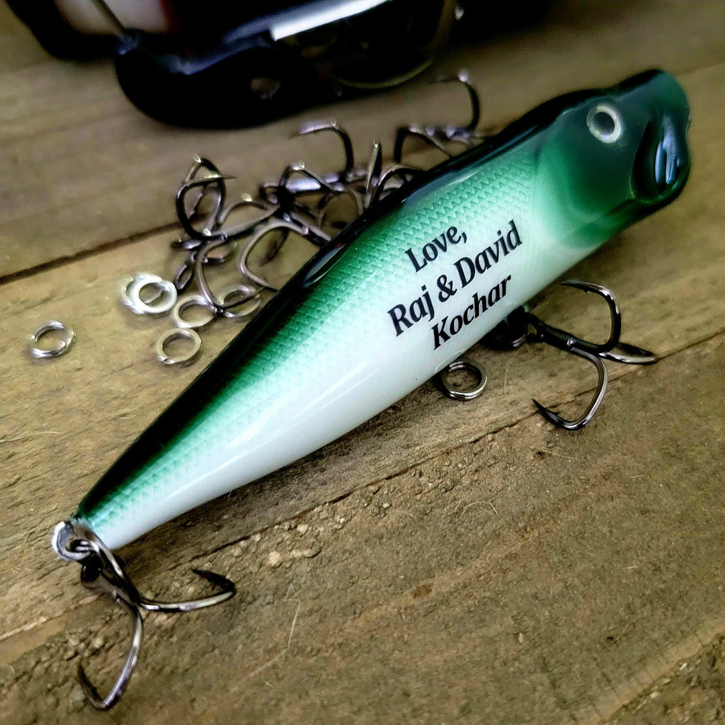 Personalized Fishing Lure | Fishing Gift from son or daughter | Custom fishing Lure | Personalized Birthday Keepsake | Fishing gift for Dad