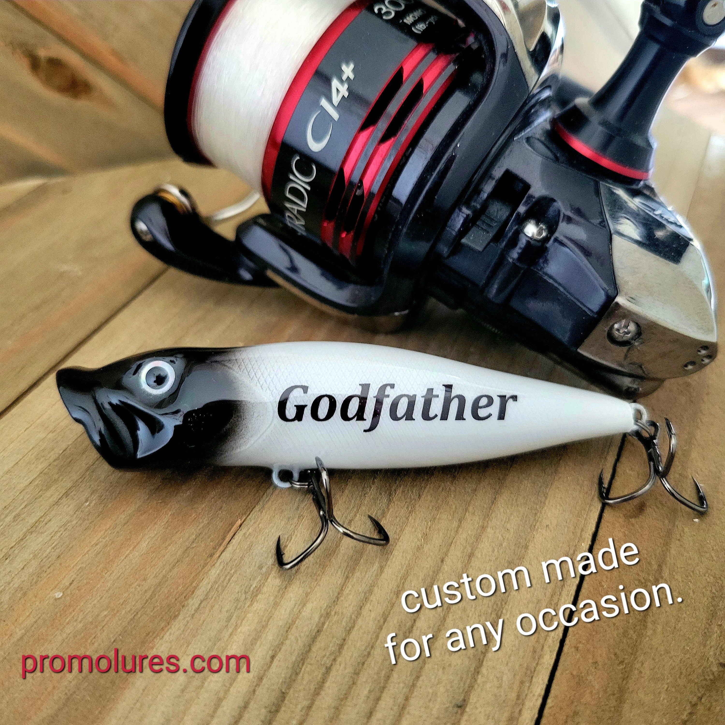 Personalized Fishing Lure | Fishing Gift from son or daughter | Custom fishing Lure | Personalized Birthday Keepsake | Fishing gift for Dad