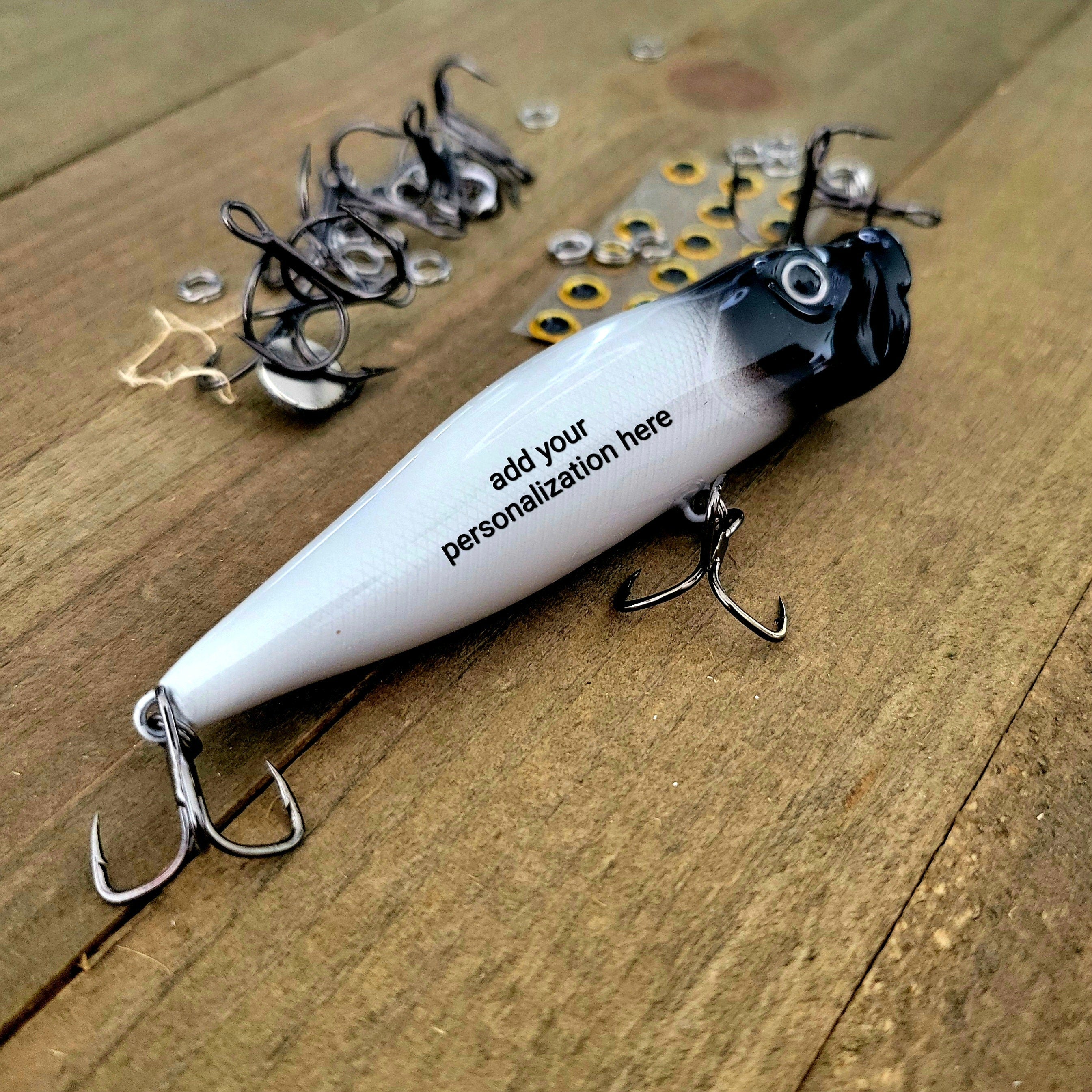 Personalized Fishing Lure | Fishing Gift from son or daughter | Custom fishing Lure | Personalized Birthday Keepsake | Fishing gift for Dad
