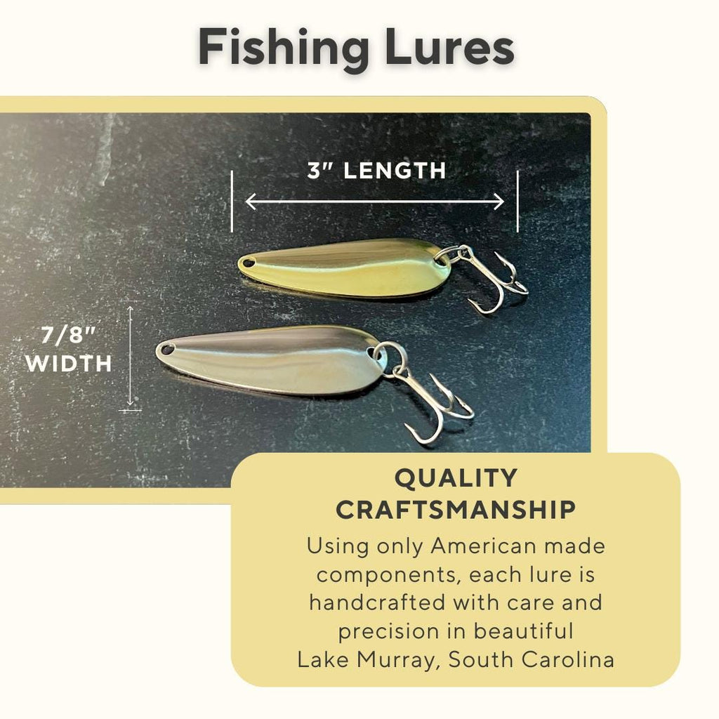 Personalized Fishing Lures, Anniversary Gift for Husband, Gift for Boyfriend, Gift for Him, Fathers Day Gift for Dad, Custom Gift for Son