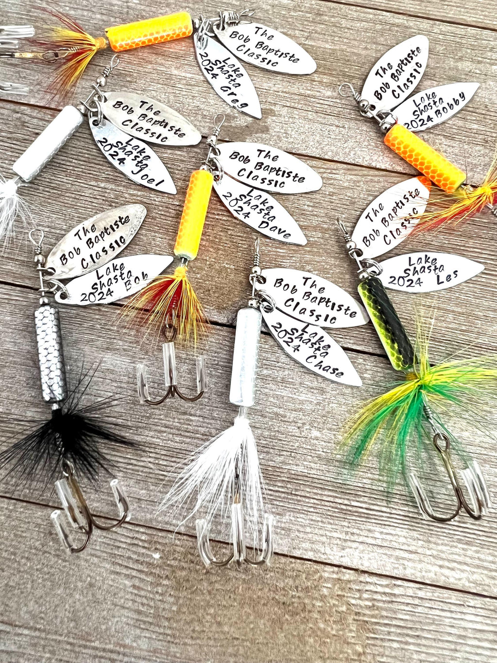 TODAY show feature Best Man Groomsman Fishing Lure Hand Stamped with Date Option - Engraved - Wedding - Best Man Gift - Groomsman Gift