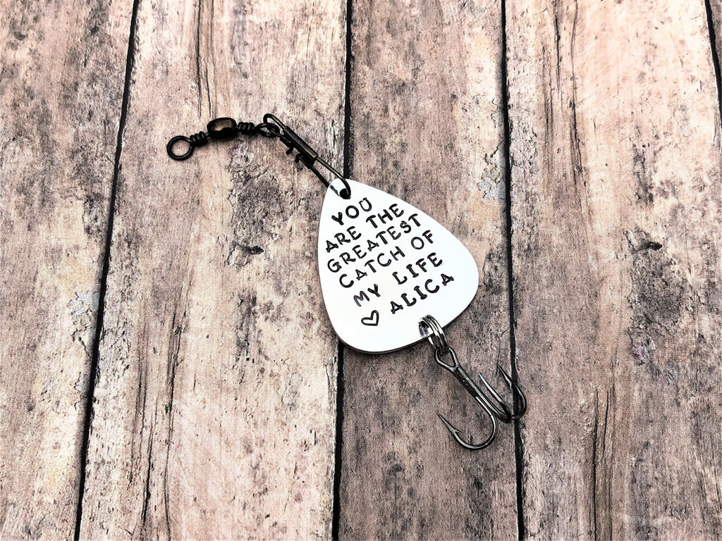 Personalized Fishing Lure, Fishing Gift, Anniversary Gift, Gift for Him, Personalized Gift, Fishing Lure Gift, Custom Lure, Bass Fishing