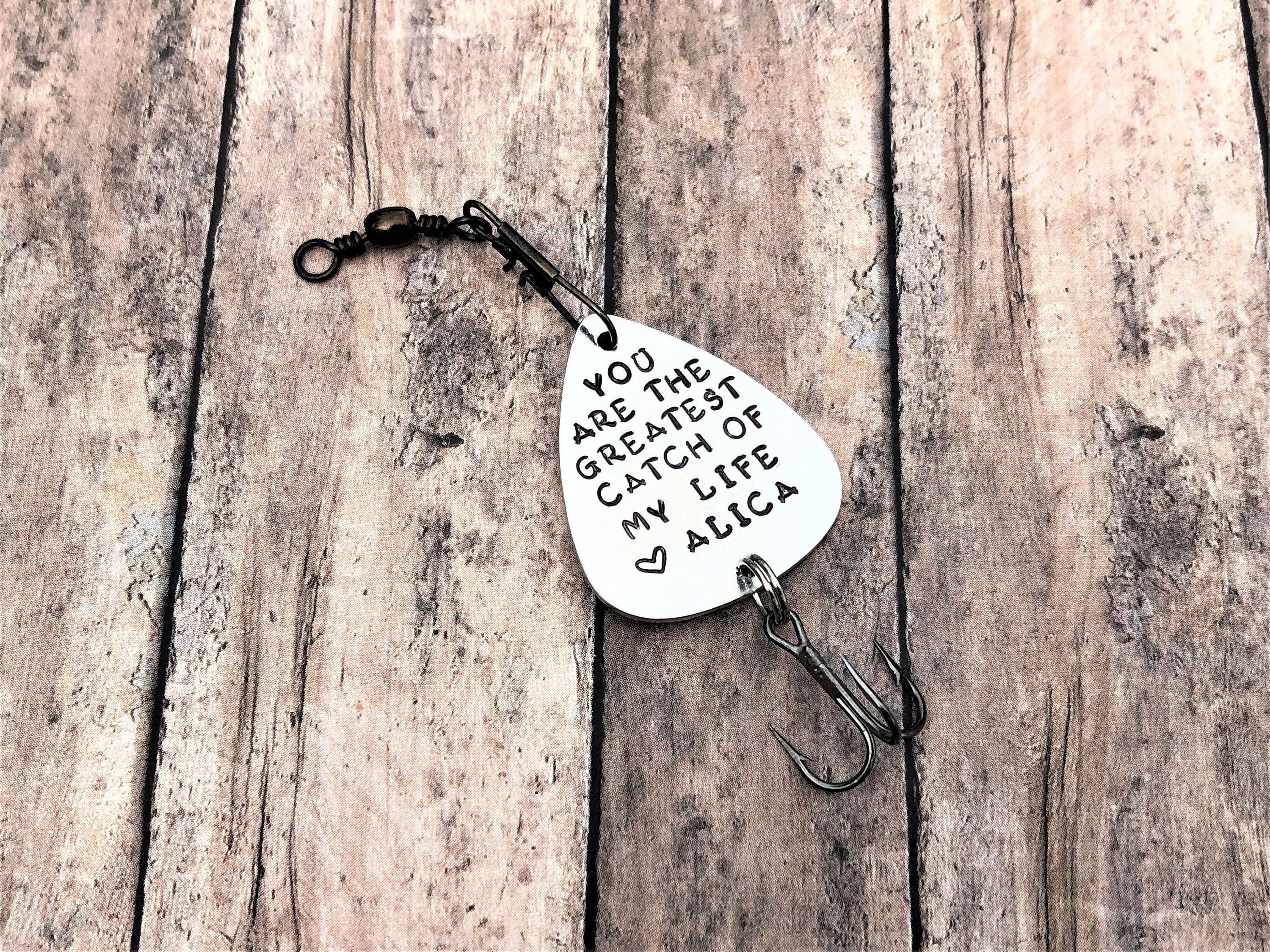 Personalized Fishing Lure, Fishing Gift, Anniversary Gift, Gift for Him, Personalized Gift, Fishing Lure Gift, Custom Lure, Bass Fishing
