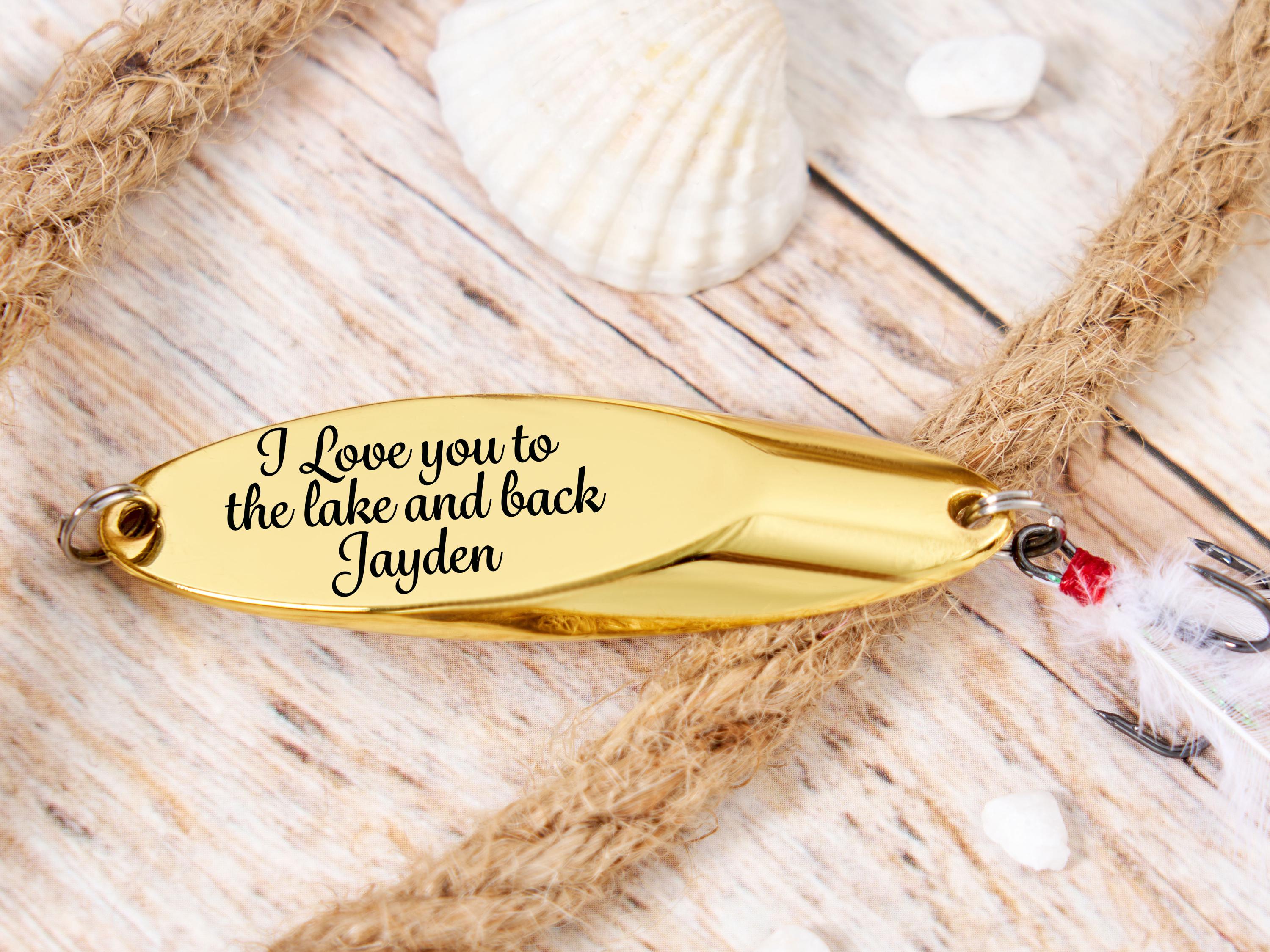 Personalized Engraved Fishing Lure,Fishing Gifts For Him,Custom Gift,Gift For Boyfriend, Fathers Day Gift, Retirement Gift For Daddy