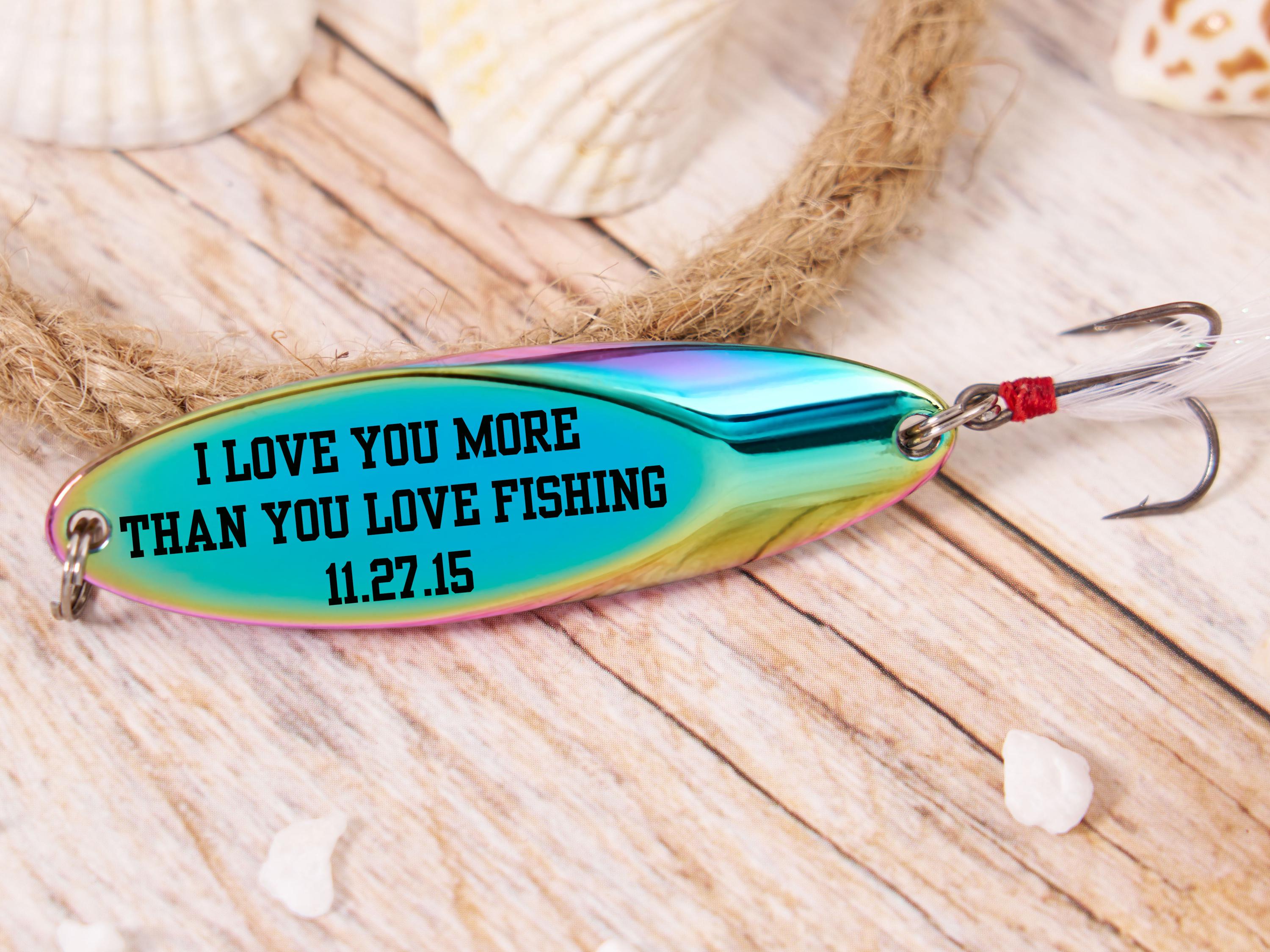 Personalized Engraved Fishing Lure,Fishing Gifts For Him,Custom Gift,Gift For Boyfriend, Fathers Day Gift, Retirement Gift For Daddy