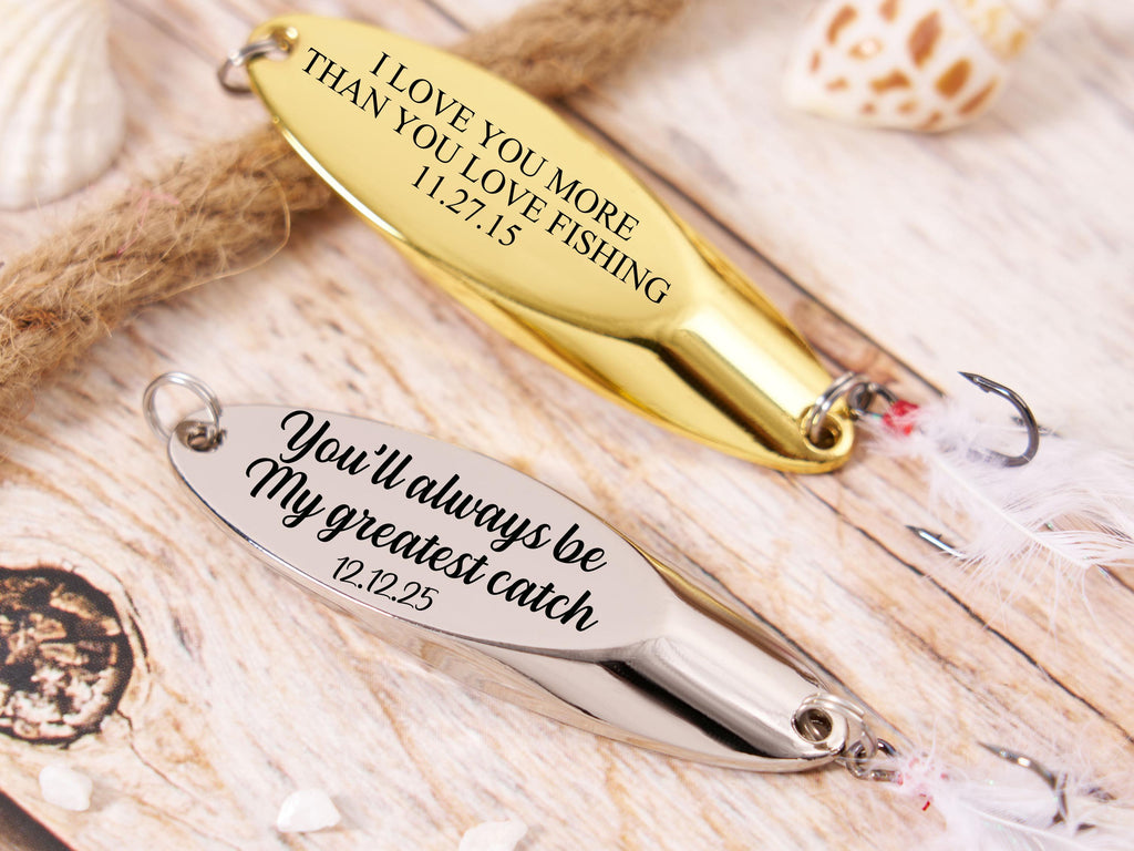 Personalized Engraved Fishing Lure,Fishing Gifts For Him,Custom Gift,Gift For Boyfriend, Fathers Day Gift, Retirement Gift For Daddy