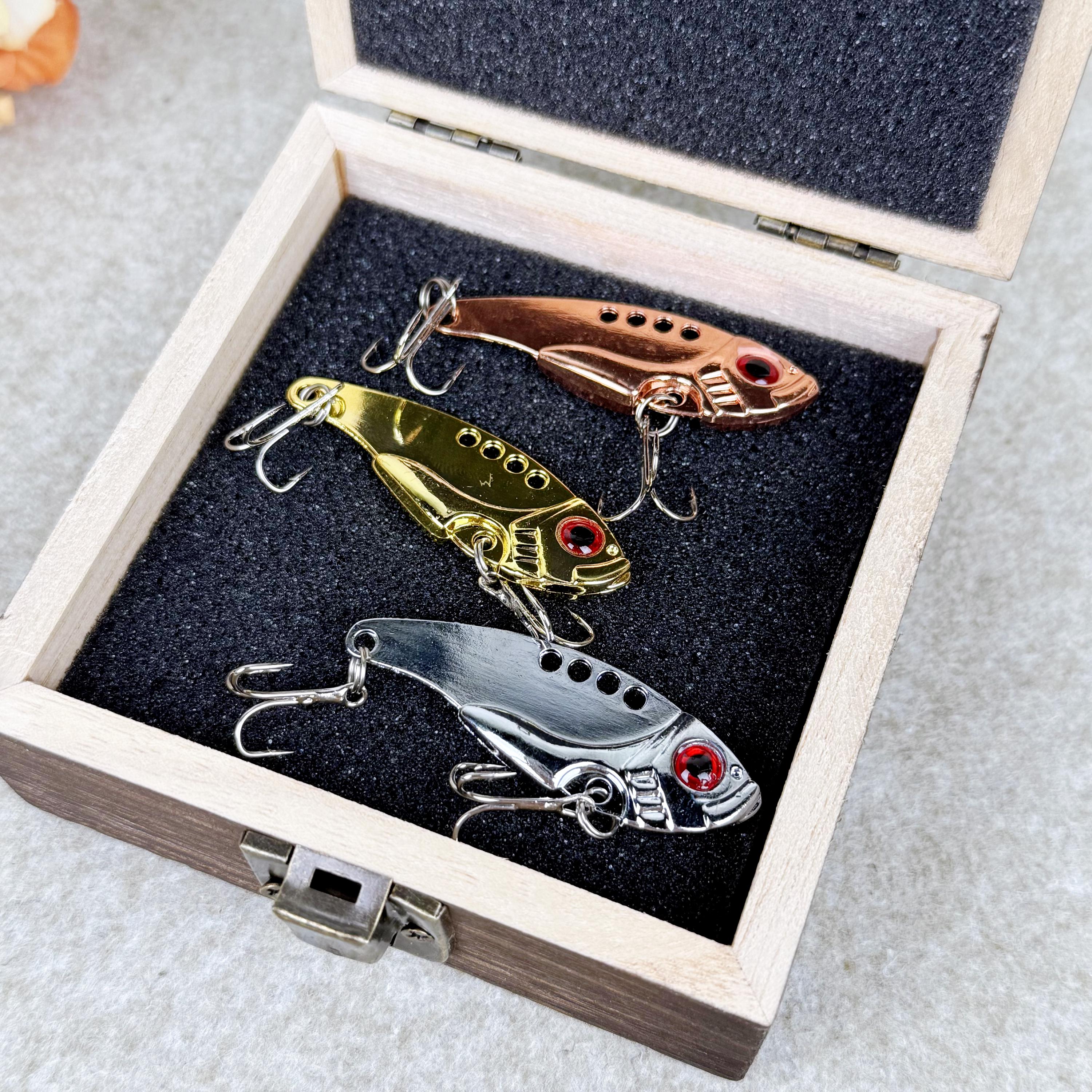 Custom Fishing Lure, Custom Metal Fishhook, Metal Fish Hook Bait Set, Fishing Buddy Gift, Fisherman Gift for Dad Uncle Husband