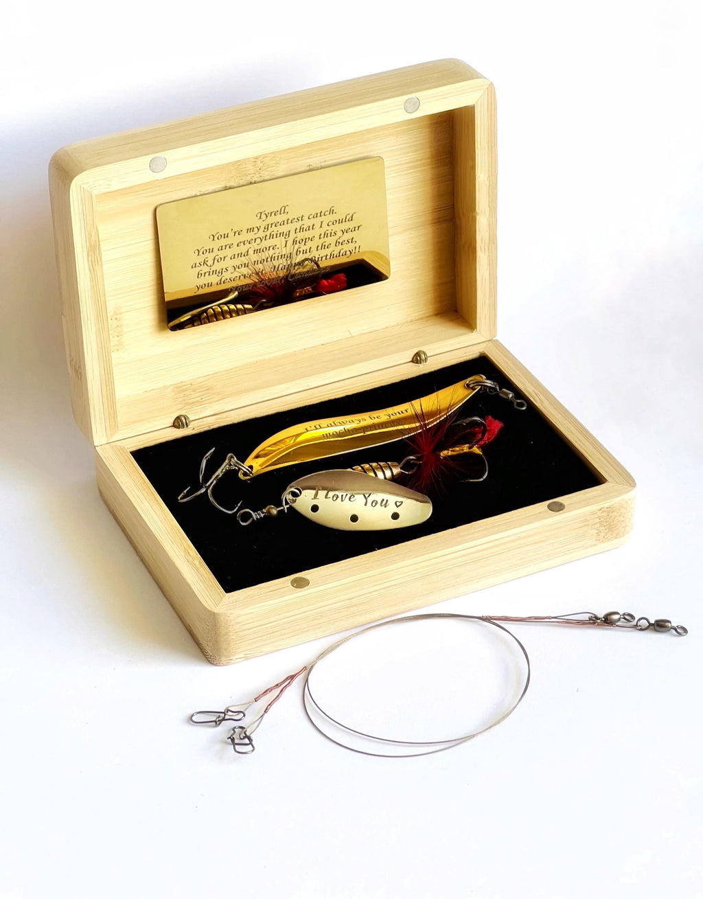 Fishing Gift For Dad custom lures gift for him Anniversary gift for husband Groomsman Wedding birthday