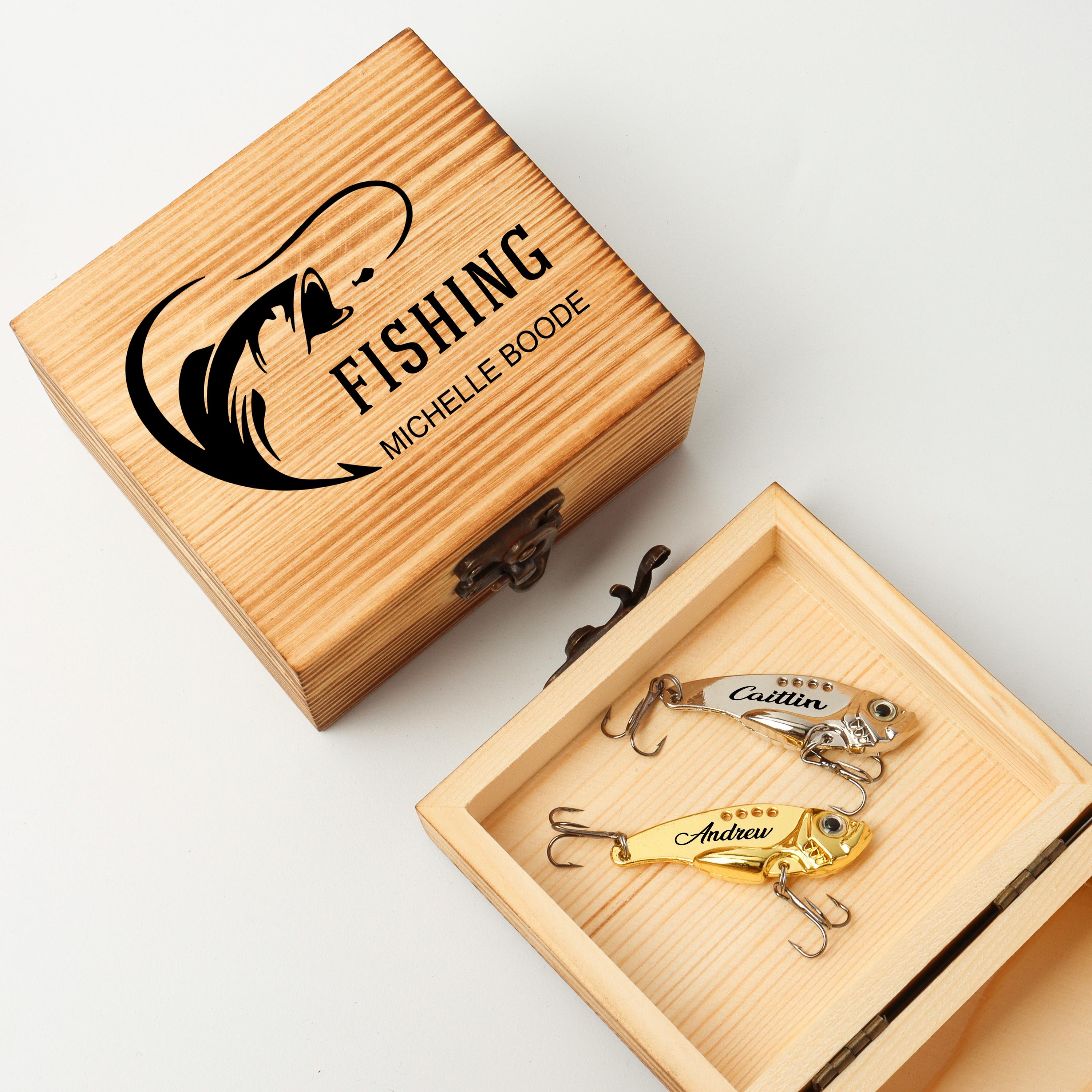 Father's Day Gift, Personalized Engraved Fishing Lure, Custom Lure, fisherman Gift for Dad Uncle husband ,Fishing gift, Fishing Gifts